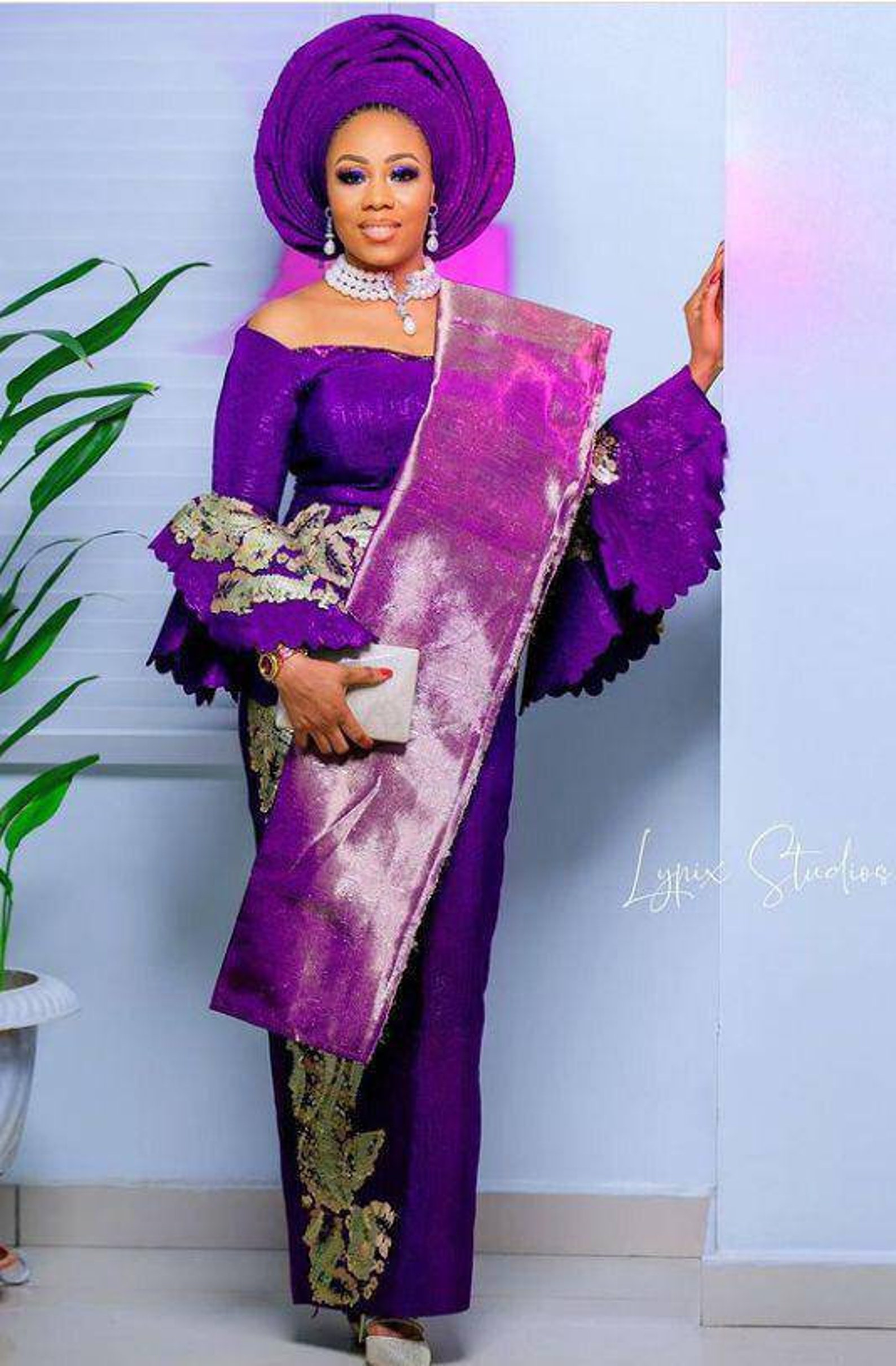 Nigerian Traditional Outfits. Aso Oke for Wedding, Anniversary and ...