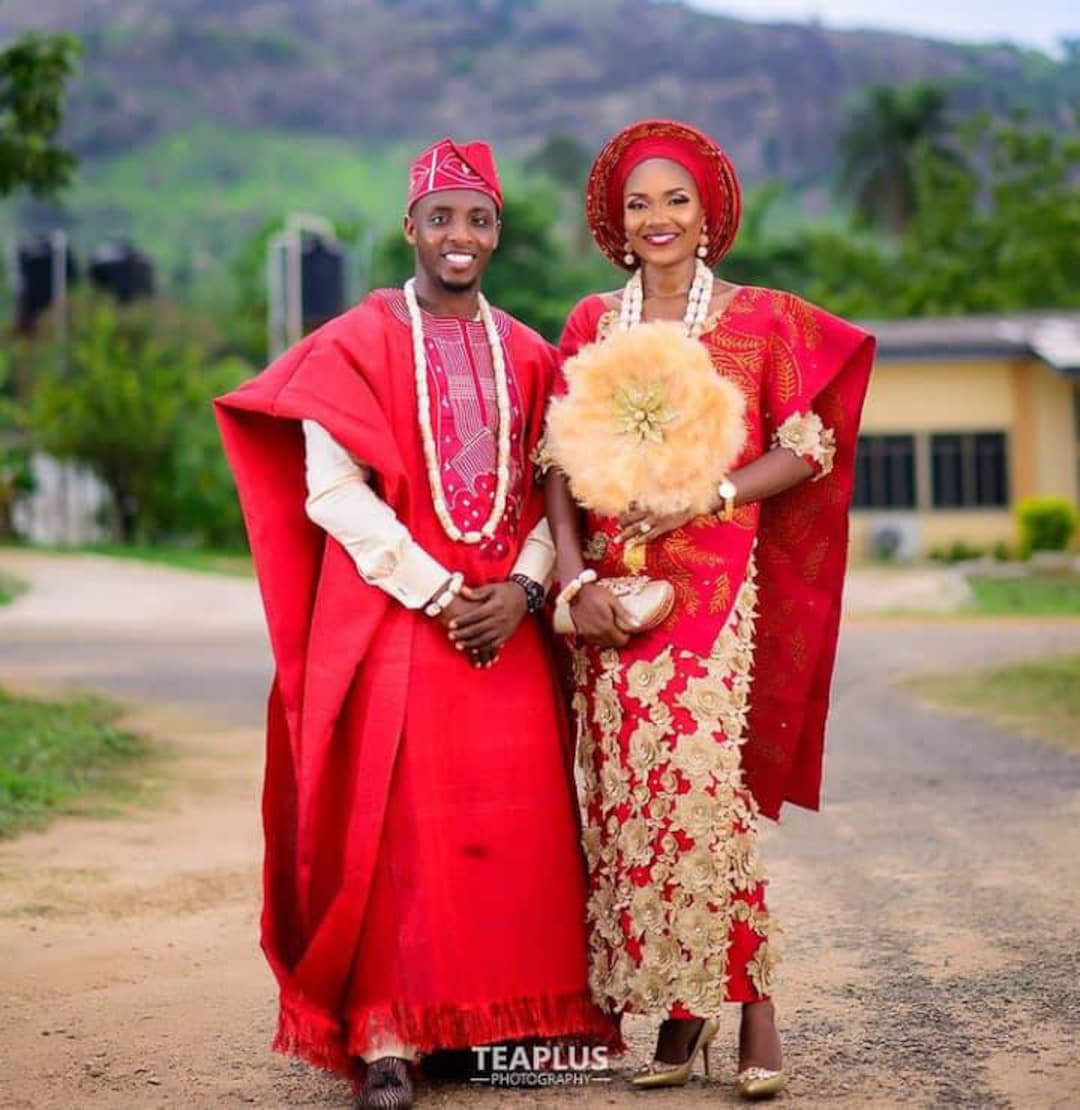 Nigerian traditional top wedding attire
