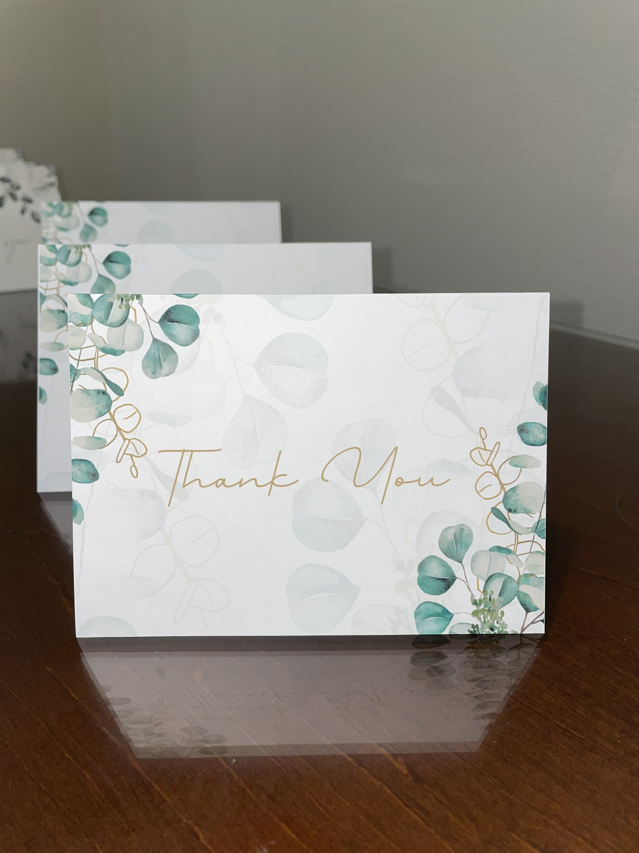 Thank You Cards, Flower Card Set With Envelopes - Set Of 12, 24, 36 Or 48 For Wedding Bridal Shower Thank You Cards - View #4