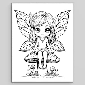 Chibi Girls Coloring Pages for Kids | 12 Cute Printable Anime-Style Girls PDF | Kawaii Coloring Book – Digital Download