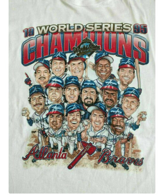 Atlanta Braves Vtg 1995 World Series Champi0ns MLB Shirt