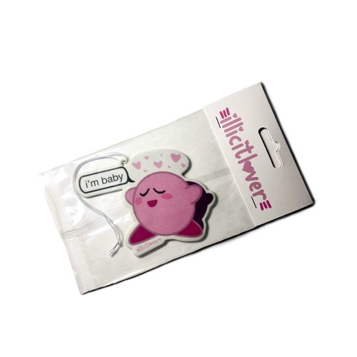 Kirby I'm Baby Strawberry Hanging Car Air Freshener Etsy