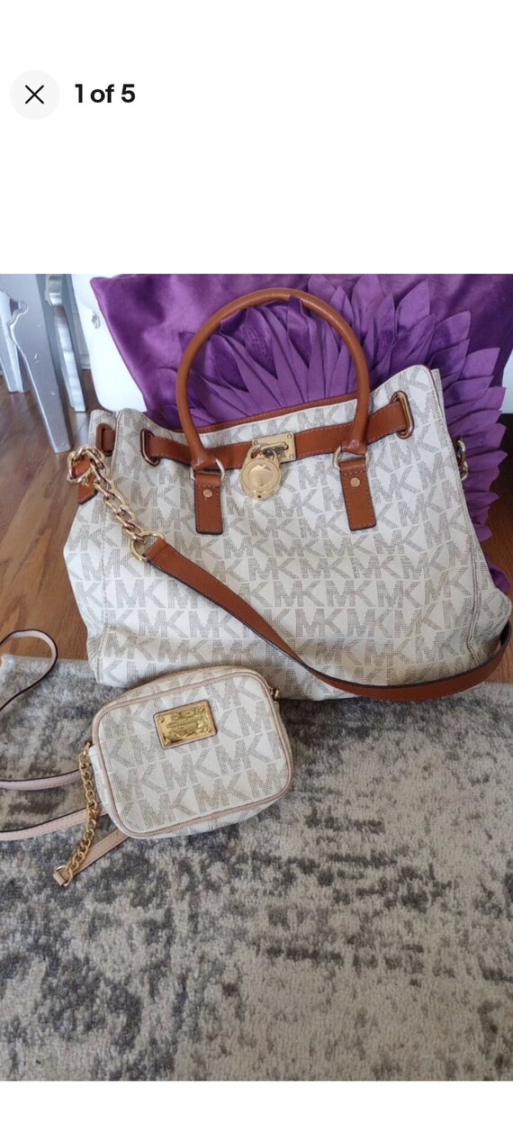 Michael kors signature bag lot of two