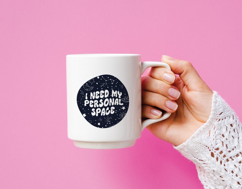 I Need My Personal Space SVG, PNG, Introvert Svg, Sensory Overload, Adhd Svg, Overstimulated Svg, Neurodiversity, Autism, Commercial Use image 5