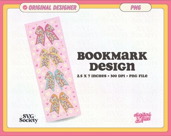 Diseño de marcapáginas con lazo de discoteca, archivo PNG, bonito y creativo marcapáginas imprimible para uso comercial.