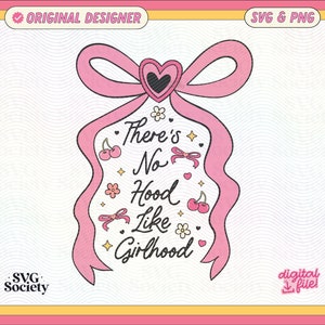 Girlhood Coquette Design: Trendy SVG PNG File (Digital Download)