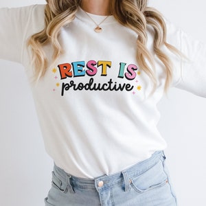 Rest is Productive SVG • Tired Svg, Mental Health Svg, Self Care Svg ...