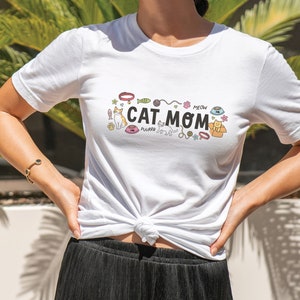 Cat Mom PNG File, Funny and Cute Design for Cat Lovers, Crazy Cat Lady ...