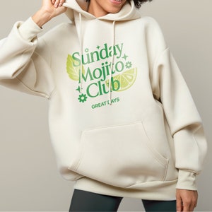 Sunday Mojito Club SVG PNG: Trendy Design (Digital Download) image 2