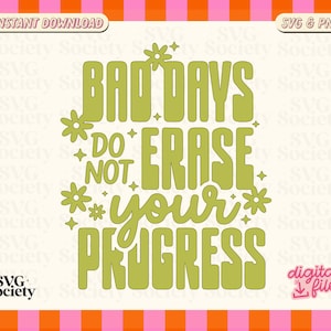 Mental Health Quote SVG PNG: Uplifting Design (Digital Download)