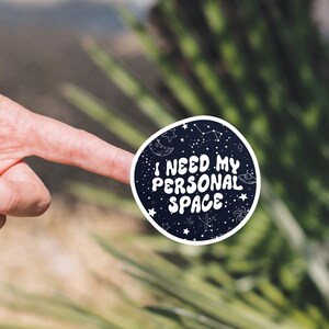 I Need My Personal Space SVG, PNG, Introvert Svg, Sensory Overload, Adhd Svg, Overstimulated Svg, Neurodiversity, Autism, Commercial Use image 3