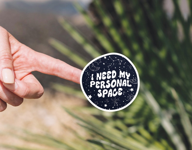 I Need My Personal Space SVG, PNG, Introvert Svg, Sensory Overload, Adhd Svg, Overstimulated Svg, Neurodiversity, Autism, Commercial Use image 3