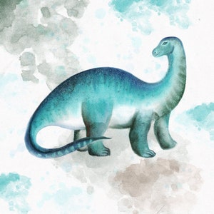 Dinosaur Print | dinosaur painting | play room art | kids wall art | kids digital download
