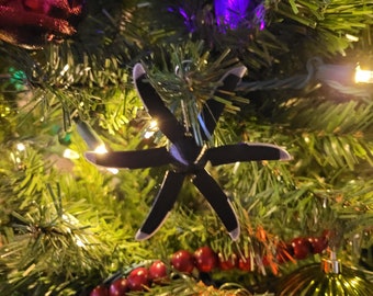 Adorno navideño de hélice del C-130J