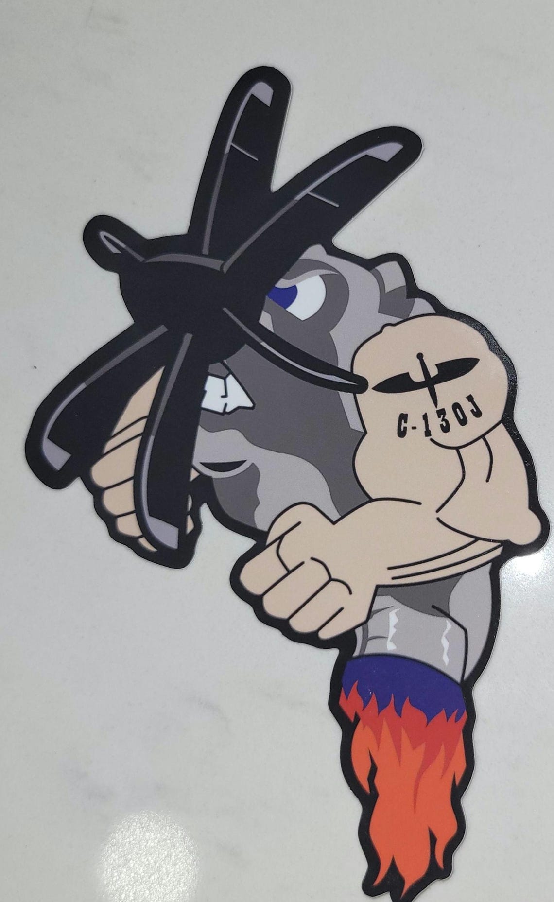 C-130J Angry Engine Sticker - Etsy
