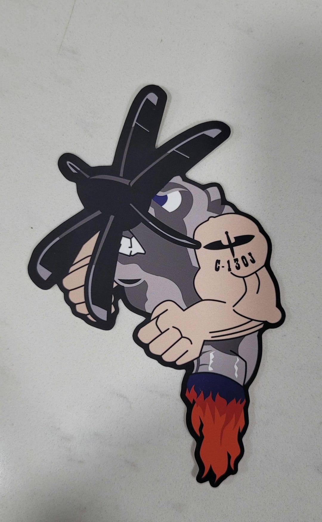 C-130J Angry Engine Sticker - Etsy