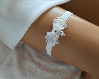 Wedding garter , lace garter wedding , Garters for bride, garters for socks , Sleek garter, simple elegant garter, bow tie garter bow garter