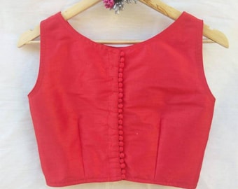 Elegant Boatneck Saree Blouse, Women Saree Blouse,