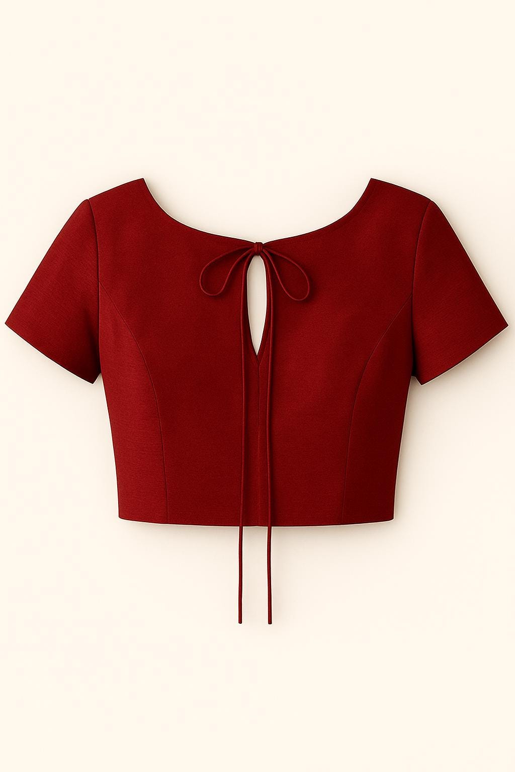 【新品】AMERI BACK HEARTDESIGNOVER BLOUSE Raw Silk Sweetheart Neck Blouse | Back Dori, Party & Wedding Crop