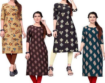 combo pack of long kurtis
