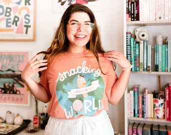 Epcot World Showcase-T-shirt | Snacking Around The World-shirt
