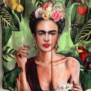 Frida Inspiriertes Kissenbezug