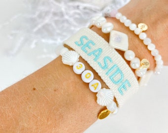 Seaside Beach Bracelet / Tassel Bracelet / 30A jewelry, Whimsical, Alys Beach, Santa Rosa Beach, Rosemary Beach / Bracelet Stack / 30A