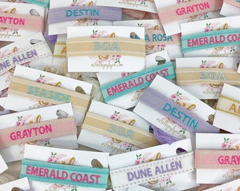 30A Bracelet / 30A Embroidered Tassel Bracelet / Emerald Coast, Destin, Santa Rosa Beach, Rosemary, 30A, Florida
