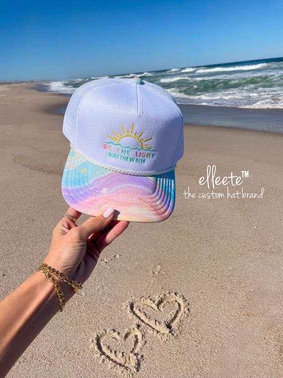 Be The Light Embroidered Trucker Hat - Matthew 5:14