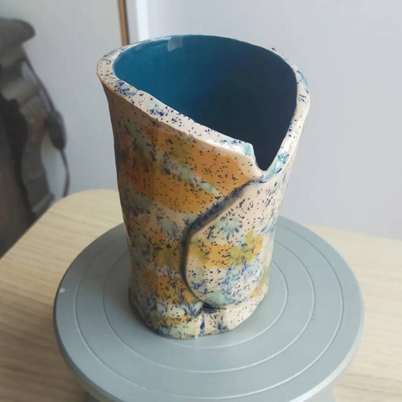 Ceramic Pot by Hand Unique Piece Etsy