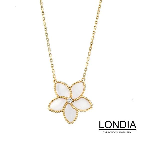 Sakura diamond necklace Clearance