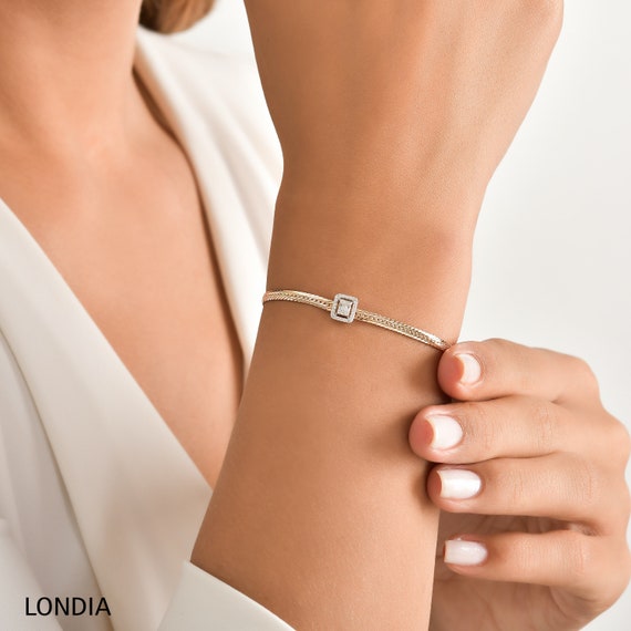 White Gold Tennis Bracelet – Meira T Boutique