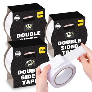 Ultra Clear Double Sided Tape Various Widths 