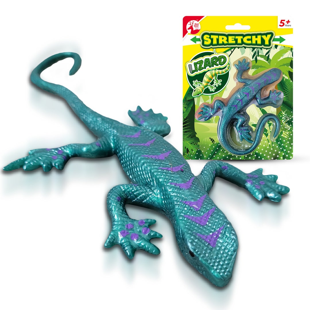 Stretchy Lizard Toy for Kids Sticky Creature Rubber Lizard Etsy UK