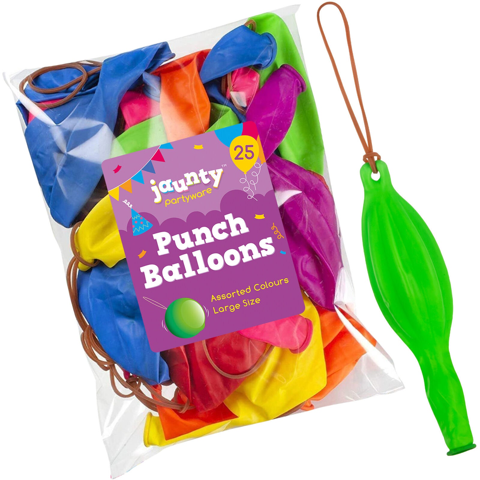 25 Large Punch Balloons Party Bag Fillers Goody Childrens Loot Etsy UK