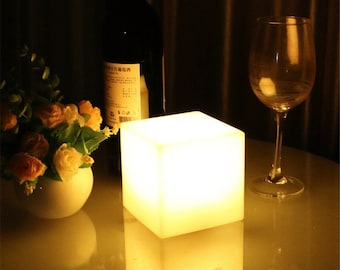 LED Glowing Cube Lamp with Remote Control