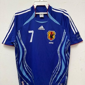 Vintage Jersey JFA Japan Football / Nakata Jersey Soccer #10 Vintage / Japan Flag Football Jersey Men Women Size M/L
