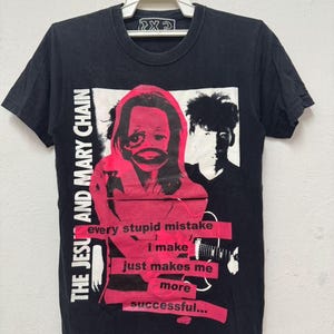 00er Jahre The Jesus and Mary Chain Band T-Shirt / Rock Band T-Shirt / Photo Tee / Britpop T-Shirt / Größe M