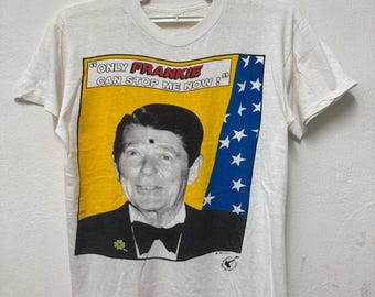 Vintage Frankie Goes To Hollywood Band 80's T shirt / Kennedys Shoot Head Photo T shirt / 5th Column/ fruit Of Loom T shirt / Size M