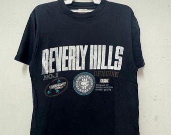 Vintage Beverlys Hills 90's T shirt / Vintage Tee Logo Tee / Streetwear Tee Vintage / Size L