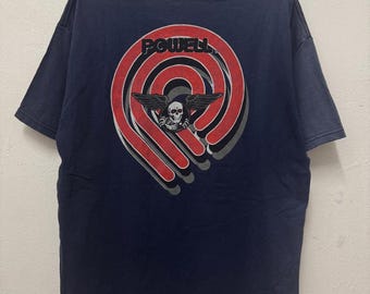 Vintage 90s Powell Peralta Bones T Shirt - Etsy
