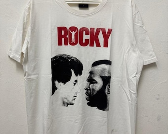 Rocky Movie 90's Era Action by Sylverlster Stallone T shirt / Sport Action Movie / Photo Tee T shirt / Men Women T shirt / Size L