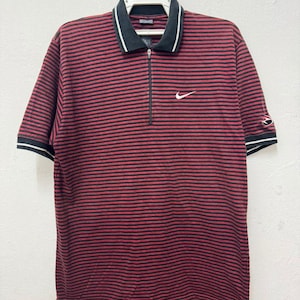 Vintage Nike Ying Yang Tiger Woods Stripes Red Black / Nike Golf