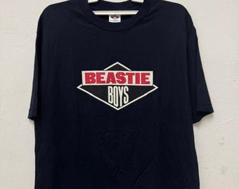 Beastie Boys Raptee Tee / T shirt Black Colour M size / Men women Hip Hop T shirt / Logo Raptee Tee / Vintage 00's T shirt Raptee / Size M