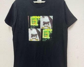 Vintage 90's Robotic Band T shirt / Japanase Brand  / Design Photo Tee / artist Art Design Robotic Tee / Size M