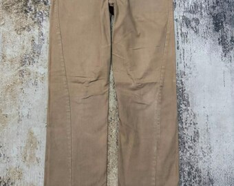 Vintage Levis Enginnering Brown Jeans / Denim Jeans / Streetwear Hard Wear Jeans / Size 30