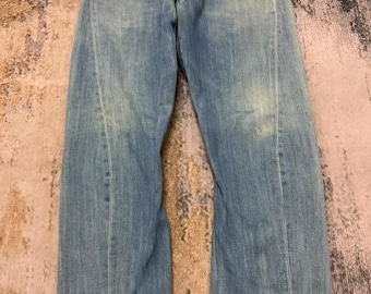 Vintage Levis Enginnering Blue  Jeans / Denim Jeans / Streetwear Hard Wear Jeans / Size 30