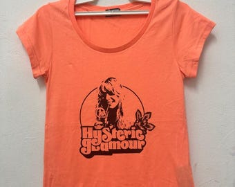 Camiseta modelo Hysteric Glamour para mujer / Marca japonesa / Marca de ropa urbana / Talla M