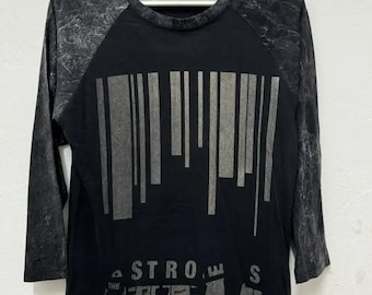 The Strokes Band Rock 3 Squater Sleeve T Shirt Men Women Size Medium Rock Band