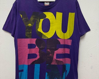 Vintage Run DMC Hip Hop T shirt / Rap Tees T shirt / Photo T shirt Logo / Purple T shirt / Size M